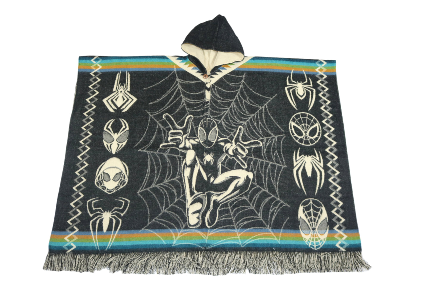 Miles Morales Web Poncho