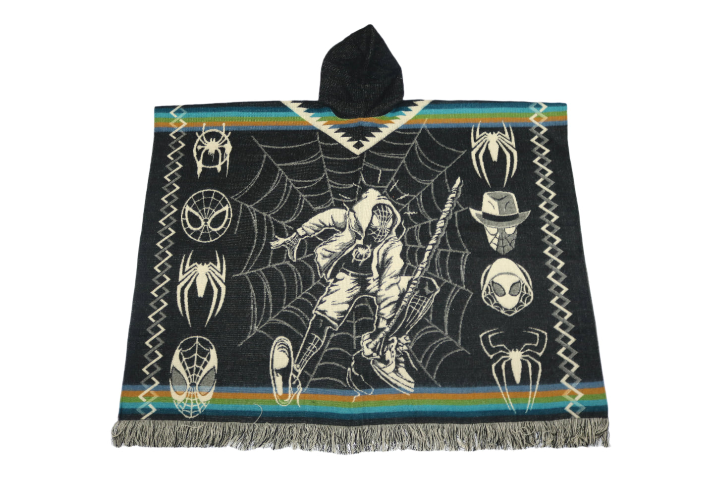 Miles Morales Web Poncho